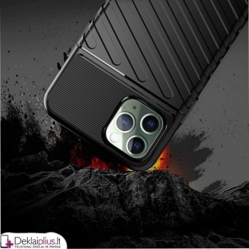 Thunder guminis dėklas - juodas (telefonui Apple Iphone 11 Pro) Thunder guminis dėklas - juodas (telefonui Apple Iphone 11 Pro)